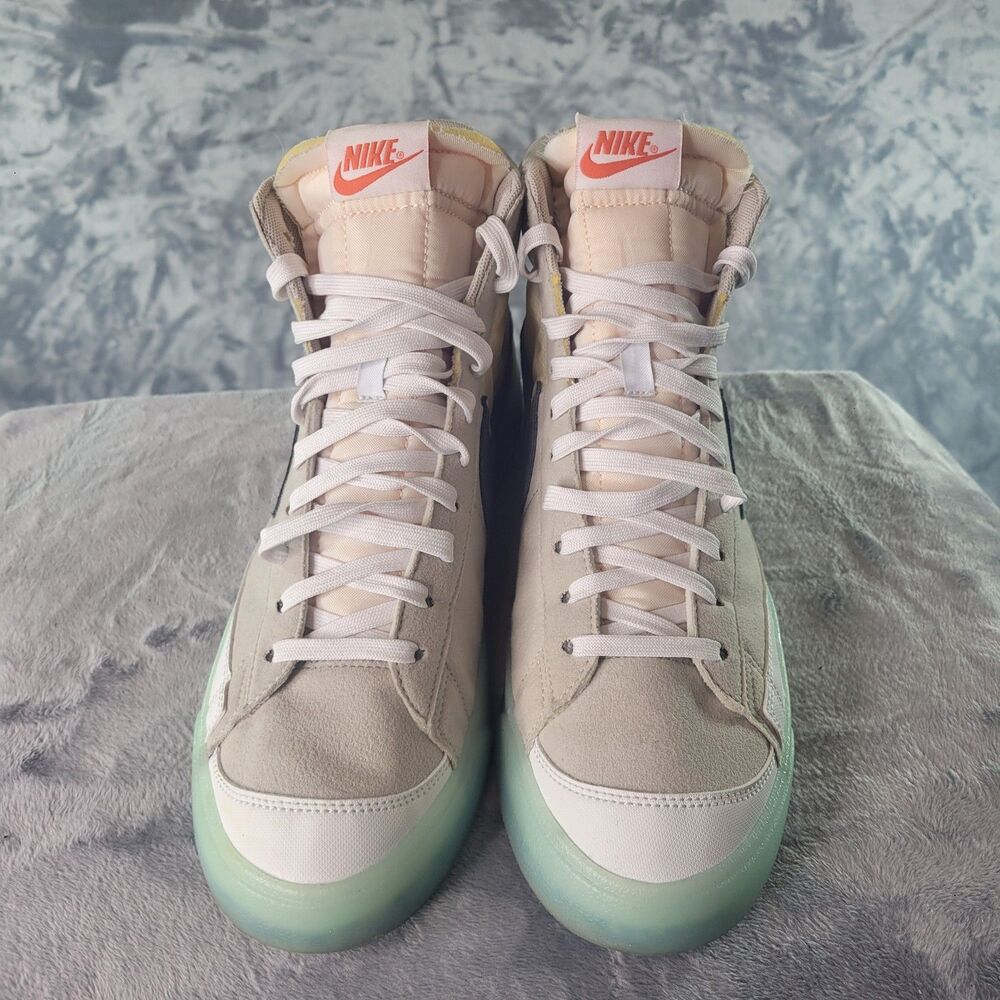 Nike Blazer 77 Mid Move To Zero Glacier Ice Mens Sz 10 Basketball Shoe Sneaker - Picture 2 of 11